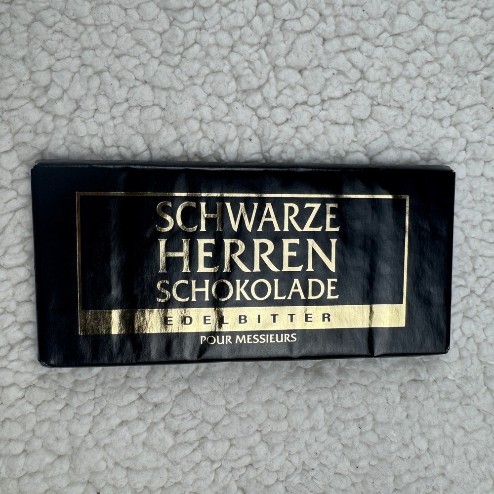 Schwarze Herren Schokolade Edelbitter Dark Chocolate 60% Cocoa 100g‎ Germany